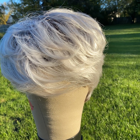 Platinum/Silver Pixie Cut Wig!! 🤍🤍🤍 - Picture 4 of 6